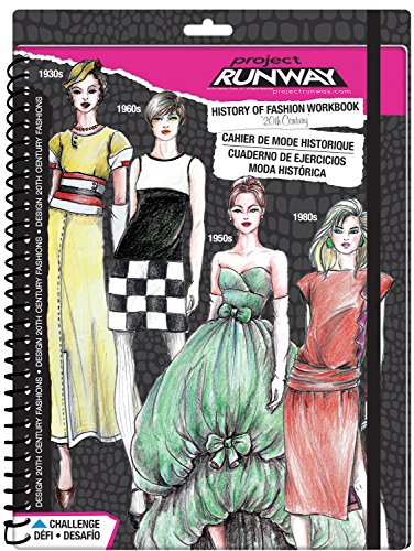 Fashion Angels Project Runway History of Fashion 20th Century Workbook