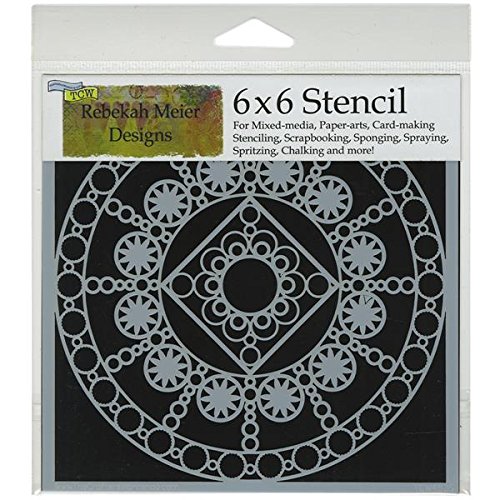 Crafters Workshop Template, 6 by 6-Inch, Byzantine