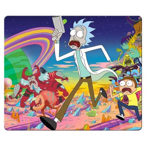 26x21cm 10x8inch game Mouse Pad rubber & cloth High quality mice Rick and Morty