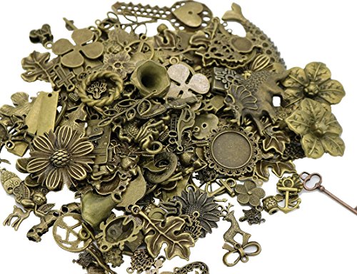 Bronze Antique Assorted Mix Tibetan Charms Pendants