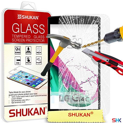 LG G3 Tempered Glass Crystal Clear LCD Screen Protector Guard & Polishing Cloth GSVL37 BY SHUKAN®, (LG G3)
