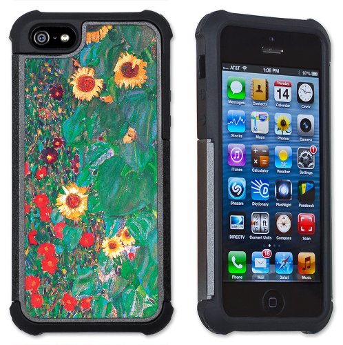 Klimt: Sunflowers - Maximum Protection Case / Cover with Cushioned Corners for iPhone 5 & iPhone 5S