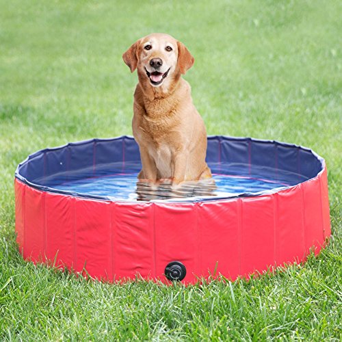 Fuloon Foldable Pet Swimming Pool Bathing Tub Bathtub Dog Cats Washer
