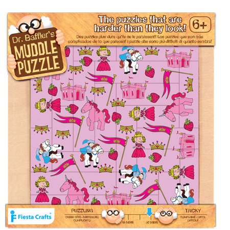 New Dr Baffler's Princess Muddle 22 Piece Puzzle Toy