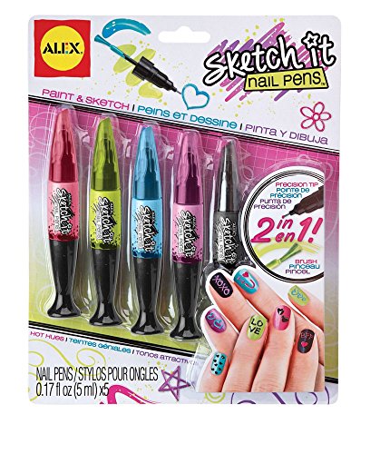 ALEX Toys Spa Hot Hues Sketch It Nail Pens