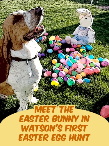 Meet The Easter Bunny In Watson's First Easter Egg Hunt (Easter Stories For Children Book 1)