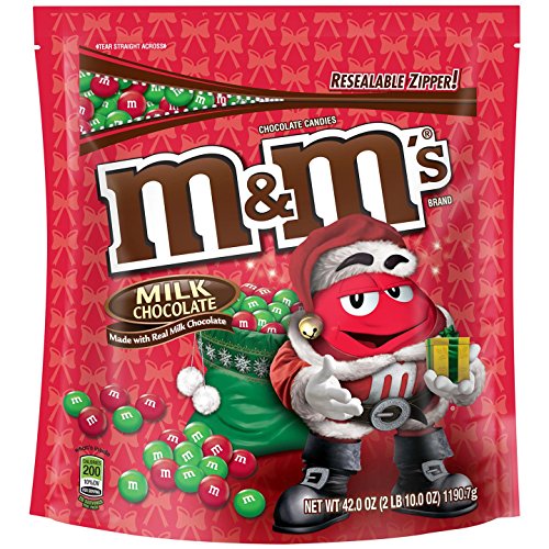 M&M'S Holiday Milk Chocolate Candy Party Size 42-Ounce Bag