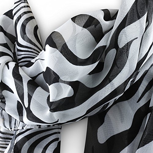 African Zebra Stripes Scarf Durable Quality Designer Fashion Accessory Style