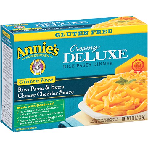 Annie's Homegrown Gluten Free Creamy Deluxe Rice Pasta Dinner, 11-Ounce Boxes (Pack of 6)