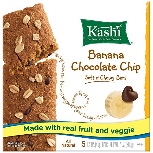 Kashi Chocolate Chip Chewy Snack Bar, Banana, 7 Ounce