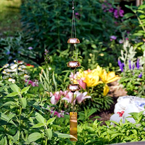 Woodstock Antiqued Copper Temple Bells 27 Inch Wind Chime