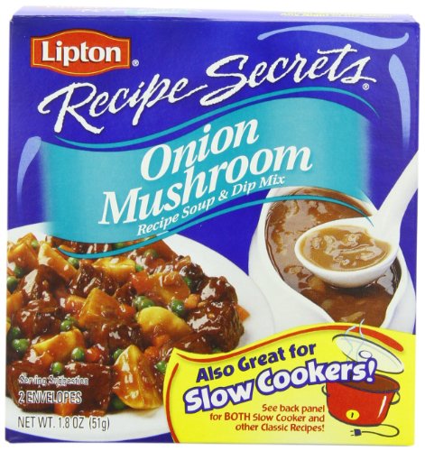 Lipton Recipe Secrets, Onion Mushroom, 2Count 1.8Ounce Boxes (Pack of 12)