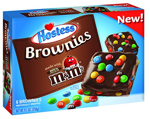 Hostess M&M Brownies, 6 Count (Pack of 6)