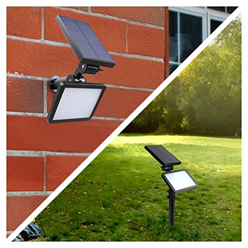 Adjustable Solar Lights, Egrace 48 LED Outdoor Spotlight, Super Bright Landscape Lighting, Waterproof Security Night Light For Garden,Patio