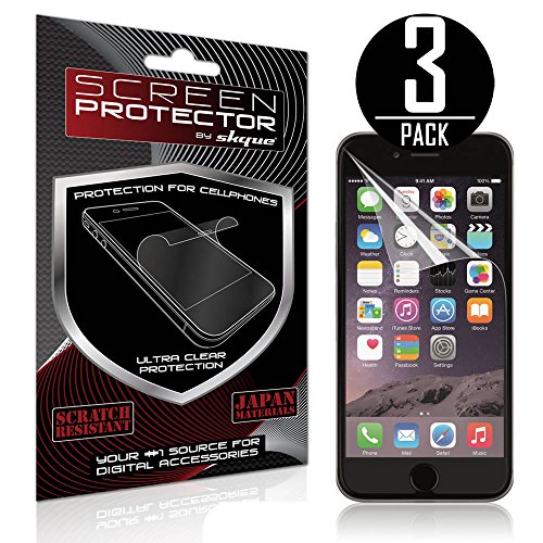 iPhone 6S Screen protector,Skque®3Pcs Anti-Glare Screen Protector for Apple iPhone 6 6S [3 PACK]