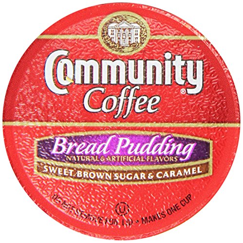 Community Coffee Southern Bread Pudding Single-Serve Coffee, 18 Count