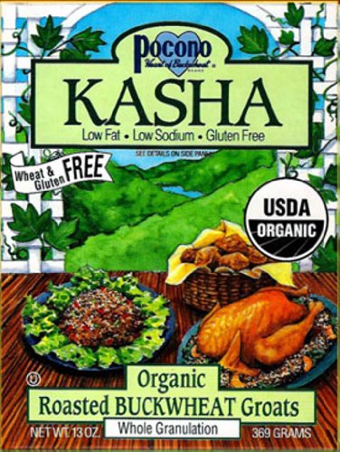 Pocono Kasha-Cracked/Buckwheat Groats (100% Organic), 13-Ounce (Pack of 6)