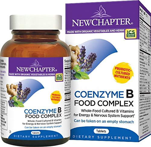 New Chapter Coenzyme B Food, Vitamin B Complex with Organic Non-GMO Ingredients - 90 ct
