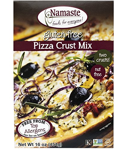Namaste Foods, Sugar Free Gluten Free Pizza Crust Mix, 16-Ounce Bags (Pack of 6)