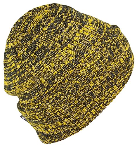 Best Winter Hats 40 Gram Thinsulate Insulated Cuffed Winter Hat (One Size) - Yellow/Black
