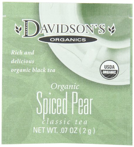 Davidson's Tea Single Serve Spiced Pear, 100-Count Tea Bags