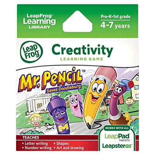 LeapFrog Mr. Pencil Saves Doodleburg Learning Game (works with LeapPad Tablets and LeapsterGS)