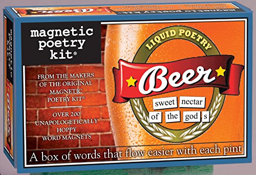 Magnetic Poetry - Beer Kit - Words for Refrigerator - Write Poems and Letters on the Fridge
