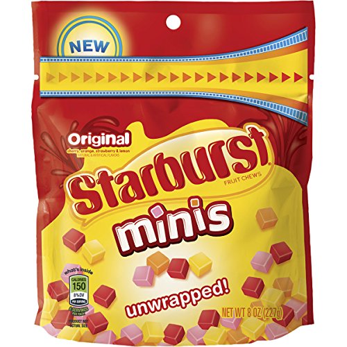 Starburst Original Minis Fruit Chews Candy, 8-ounce bag
