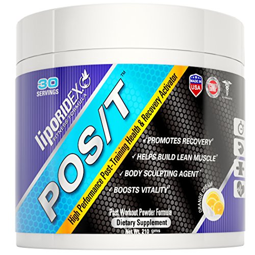Post Workout Supplements Powder Liporidex POS/T. The Only BCAA + Astaxanthin Based Recovery Formulation for Increase Muscle Gains, Fat Loss and Reducing Muscle Injury/Breakdown After Exercise. Ã¢Ëœ... Proven 4:1:1 BCAA blend plus Astaxanthin, Colustromune and more for powerful antioxidant based rapid recovery, reduced inflammation and healthier lean muscles gains.