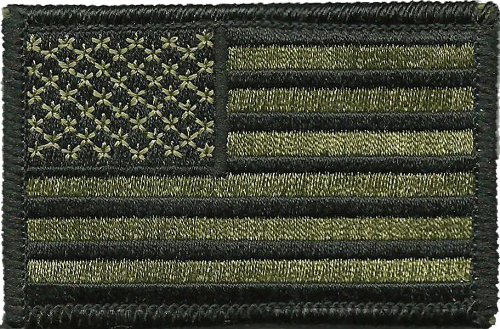 Tactical USA Flag Patch - Olive Drab - by Gadsden and Culpeper