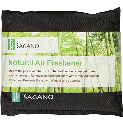 Best Activated Charcoal Odour Eliminator Bag By Sagano - Utilizes Powerful and Natural Activated Charcoal to Keep Your Home Fresh and Healthy - Car Air Freshener and Pet Odour Remover - 200 Gram Bag
