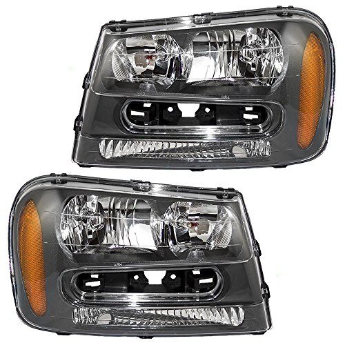 Driver and Passenger Headlights Headlamps Replacement for Chevrolet 25970915 25970914