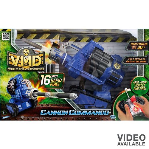 Vehicles of Mass Destruction RC Cannon Commando Gift Set by Skyrocket