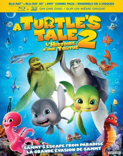 A Turtle's Tale 2 - Sammy's Escape from Paradise [Blu-ray 3D + Blu-ray + DVD] (Bilingual)