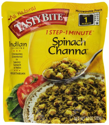 Tasty Bites Spinach Channa Entree, 10-Ounce (Pack of 6)